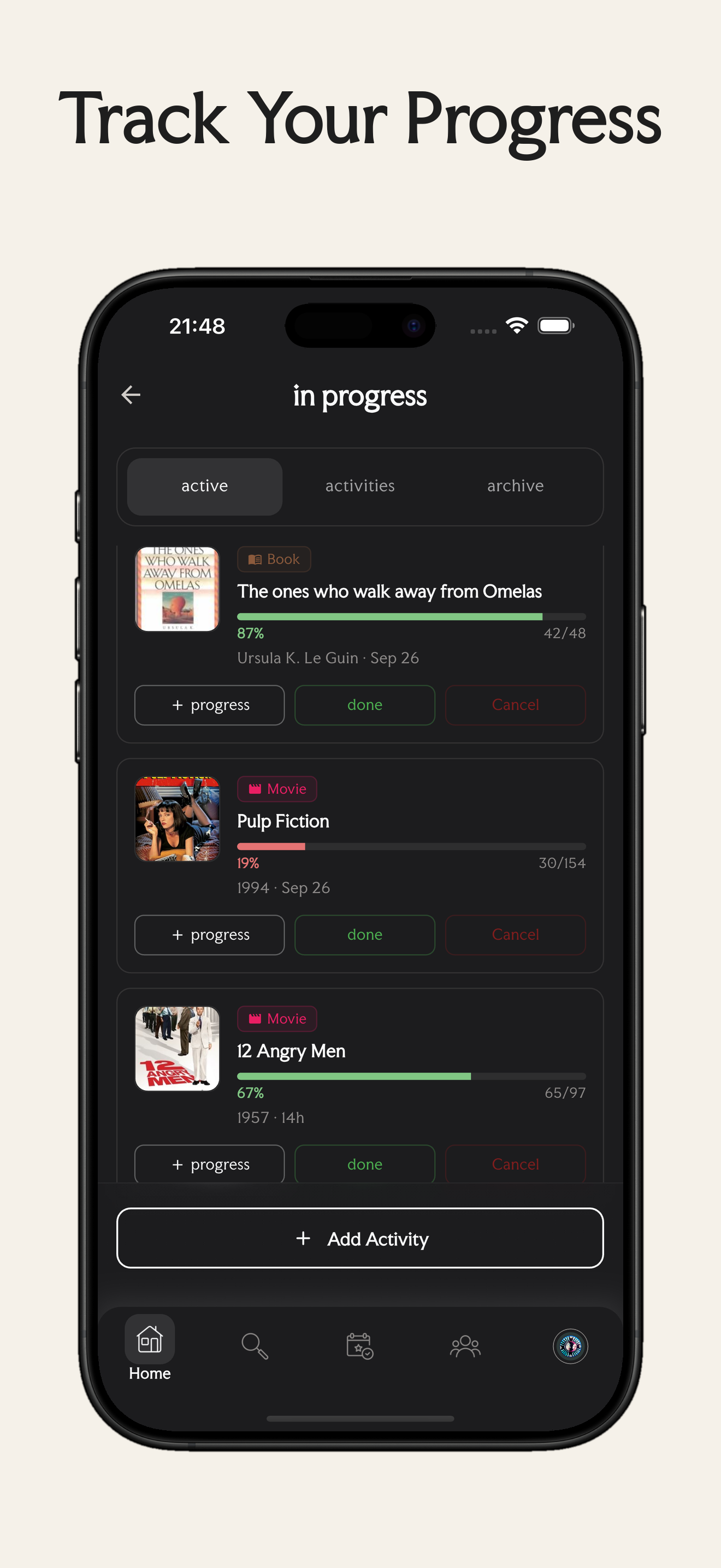Track Your Progress